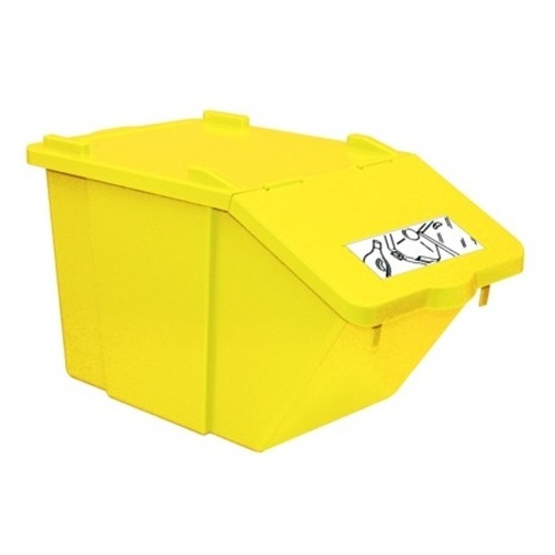 Kunststoffbehälter für Sortierabfall 45 l - gelb