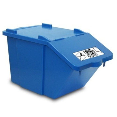 Kunststoffbehälter für Sortierabfall 45 l - blau