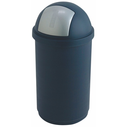 Abfallbehälter Kunststoff PUSHBOY blau 50 l.