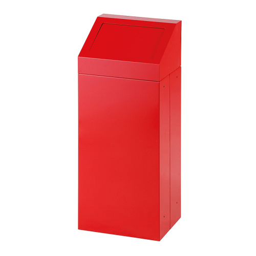 Abfallbehälter mit abnehmbarem Deckel rot 45 l