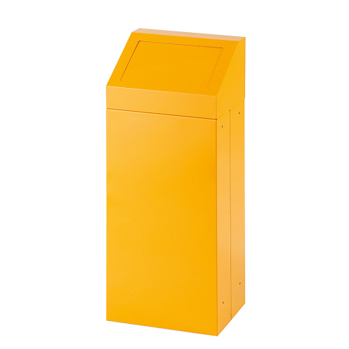 Abfallbehälter mit abnehmbarem Deckel gelb 45 l