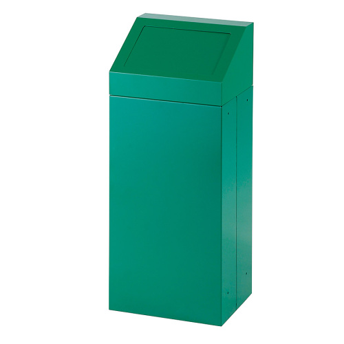 Abfallbehälter mit abnehmbarem Deckel grün 45 l
