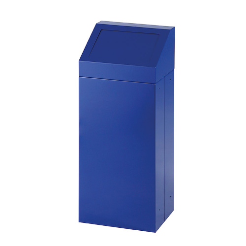 Abfallbehälter mit abnehmbarem Deckel blau 45 l