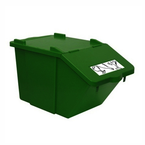 Kunststoffbehälter für Sortierabfall 45 l - grün