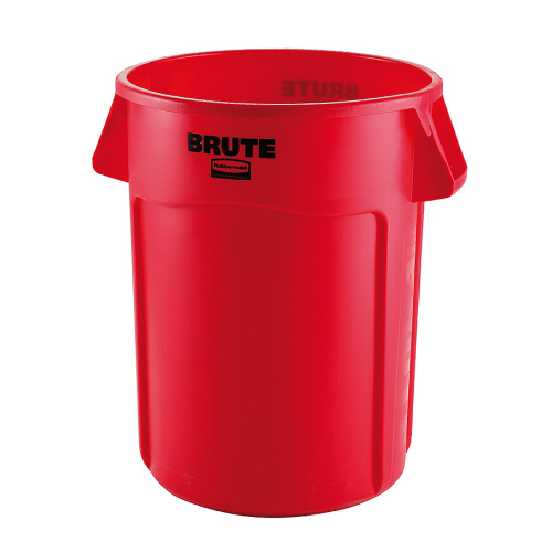 Kunststoffbehälter Round brute 167 l - rot ohne Deckel