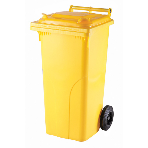 Kunststoffmülltonne Behälter 120 l gelb