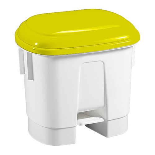 Abfallbehälter Kunststoff Sirius 30 l. - gelber Deckel