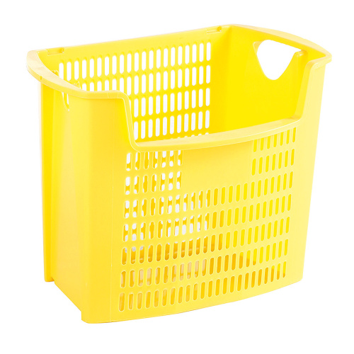 Abfallsortierbehälter mit Ausschnitt - gelb
