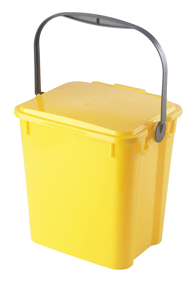 Abfallbehälter Urba 10 l. - gelb