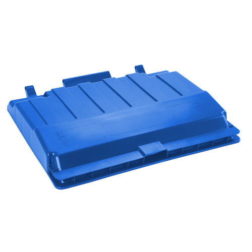 Flachdeckel für Kunststoffcontainer 0013 - blau