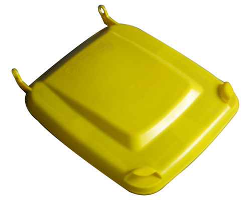 Deckel für Kunststoffmülltonne 120 lt. - Kunststoffbehälter - gelb