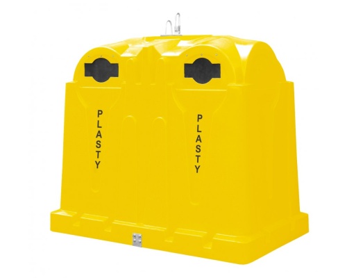 Polyethylencontainer mit Bodenausschütt 3,5 m3 Kunststoffe