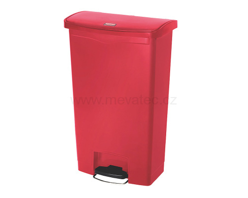 Abfallkorb Kunststoff rot 68 l
