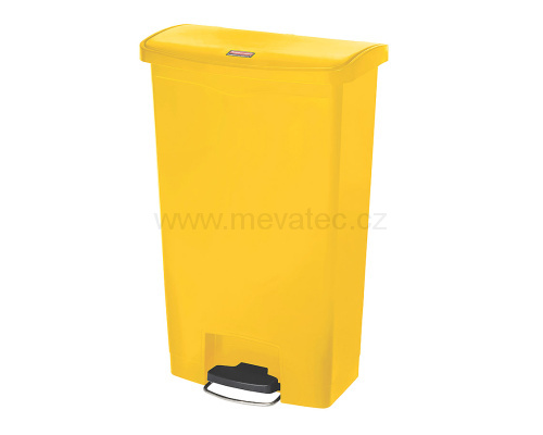 Abfallkorb Kunststoff gelb 68 l