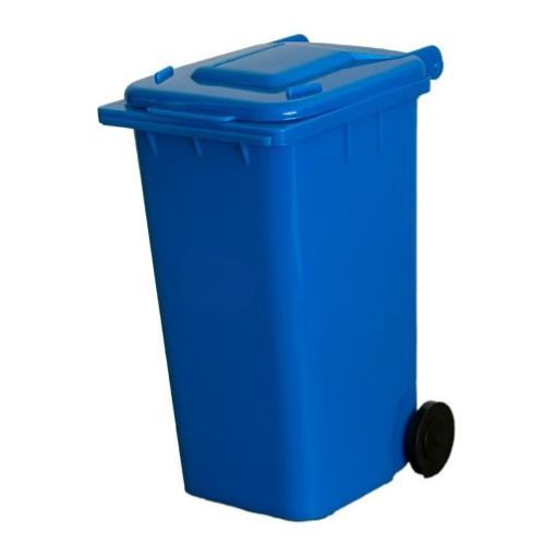 Mini-Werbetonne Kunststoff blau