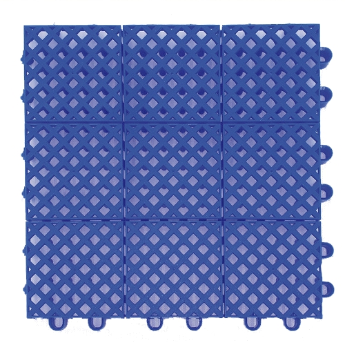 Kunststoffmatte 245x245x15mm - blau