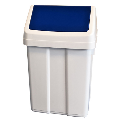 Kunststoffabfallbehälter mit Klappe Patty 25l blau
