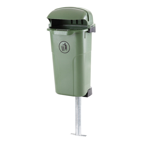 Kunststoffabfallbehälter Urban - 50 l - grün