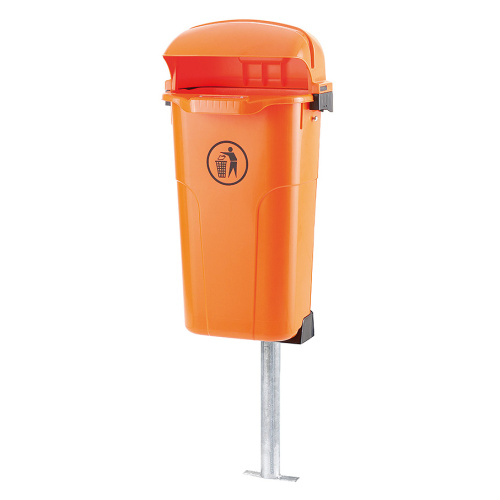 Kunststoffabfallbehälter Urban - 50 l - orange