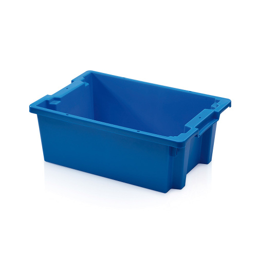 Stapelbare Kiste - 600 x 400 x 220 mm - blau
