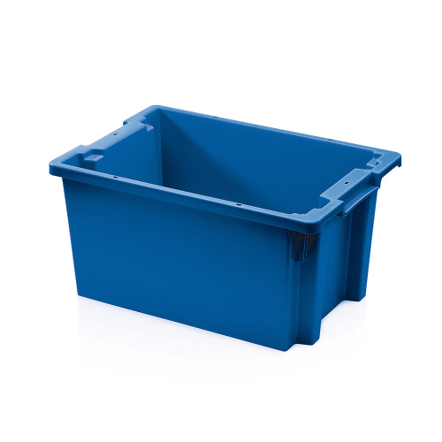 Stapelbare Kiste - 600 x 400 x 300 mm - blau