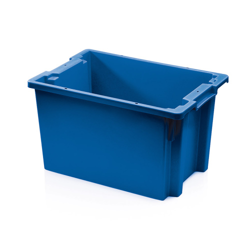 Stapelbare Kiste - 600 x 400 x 350 mm - blau