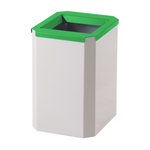 Abfallbehälter niedrig grün