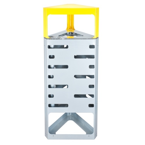 Abfallbehälter „Dreieck“- gelb